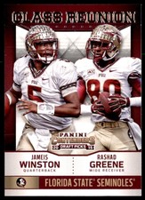 2015 Panini Contenders Draft Picks Class Reunion Rashad Greene/Jameis Winston