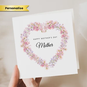 Personalised Happy Mothers Day Card For Mother Mummy Granny Sister Daughter - Picture 1 of 11