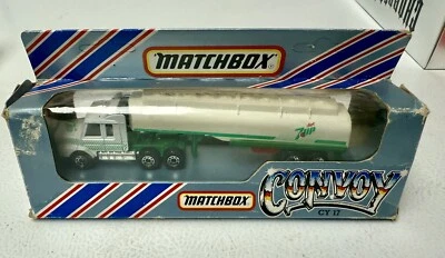 Matchbox Convoy DIET 7UP SCANIA TANKER TRACTOR TRAILER #CY17  1983 - Image 1 of 4