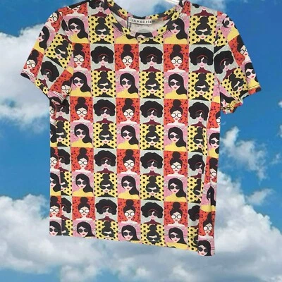 NWT Alice + Olivia Stace Face Cotton T Shirt Tee Size XS - Image 1 of 4