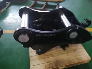 Mini Excavator Attachmet Hydraulic Quick Hitch Quick Coupler Quick Hook Black - Picture 1 of 10