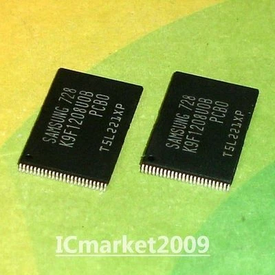 5 PCS K9F1208U0B-PCB0 TSSOP-48 K9F1208U0B 64M x 8 Bit NAND Flash Memory Chip IC - Image 1 of 2