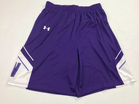 Under Armour Men's L Northwestern Wildcats Basketball CrunchTime Shorts UKS520M Cover