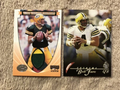 *1999 Playoff Momentum SSD Team Thread Checklists #TTC25 Brett Favre ++++ - Image 1 of 2