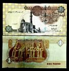 Egypt 1 Pound Banknote World Paper Money Vf+ Unc Currency Free Shipping