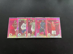 2024-25 Topps Chrome UEFA Soccer Pink LAVA /250 #60 Ángel Di María Lots 5-3 - Imagen 1 de 2