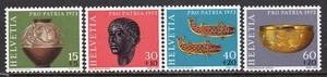 2341 - Switzerland 1973 - Pro Patria - Archaeological Findings - MNH Set - Picture 1 of 2