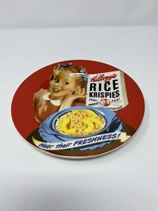 EUC Set of 2Vintage Kelloggs 2005 Rice Krispies Snap Crackle Pop Ceramic Plates - Picture 1 of 8