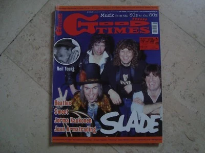 SLADE cover magazine Jim Lea Neil Young Sonics THE SWEET Beatles Uriah Heep - Image 1 of 4