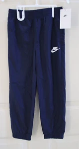 NWT Nike Dri-FIT Sportswear Club Boy's Size 6 Woven Navy Blue Sweatpants 86L279 - Picture 1 of 6