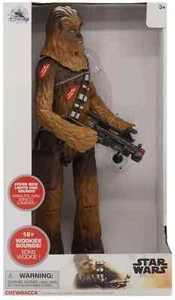 Disney Theme park  Chewbacca Action Figures with Box Talking Star Wars - Picture 1 of 1
