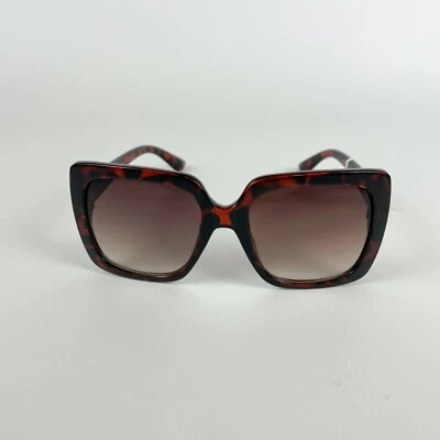 Gafas de sol Jessica Simpson doradas tortuga de gran tamaño Foto 1 de 4