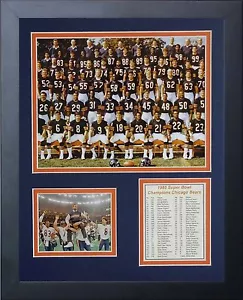 11x14 FRAMED 1985 CHICAGO BEARS 8X10 TEAM PHOTO MIKE DITKA SUPER BOWL XX - Picture 1 of 1