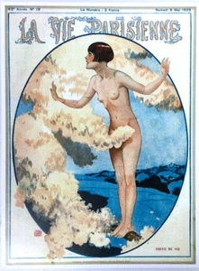 1925 La Vie Parisienne Sortie French Nouveau France Travel Advertisement Poster - Picture 1 of 1