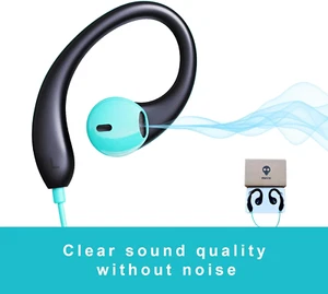 Sport Earbuds Wired in-Ear Headphones with Over Ear Hook Earclip Running Earp... - Picture 1 of 1