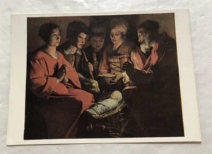 Georges De La Tour La Natività, Parigi. Cartolina (Z2) - Foto 1 di 2