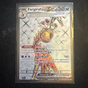 Pokemon Farigiraf ex 194/162 Sv05: Temporal Forces Holo - Picture 1 of 9