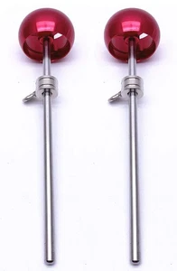 2 Piezas Bajo Pedal Batidor Aleación Aluminio Cabezal Martillo Instrumento de Percusión... - Imagen 1 de 4