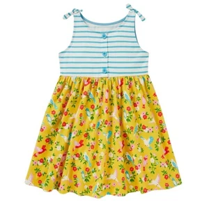 Mini Boden Girls Hopscotch Floral Dress Size 5-6Y - Picture 1 of 7