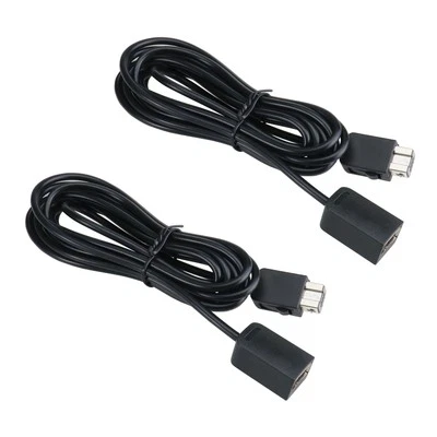 2X Câbles Rallonge 2.80m pour manette Nintendo NES & SNES Mini Classic Wii WiiU - Photo 1/4