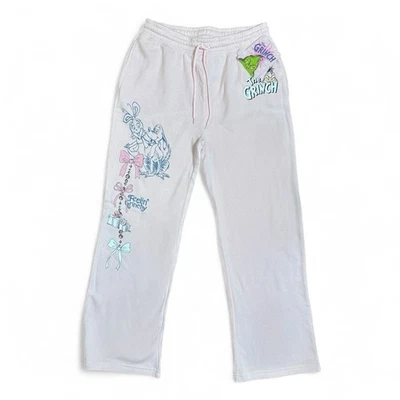 The Grinch Pink Jogger Pants Feelin Grinchy Women’s Size L Hybrid Sweatpants - Image 1 of 4