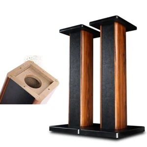 70CM Audio Stands Wooden For Home-Cinema/Sound Around Effect Speaker Stand - Picture 1 of 8