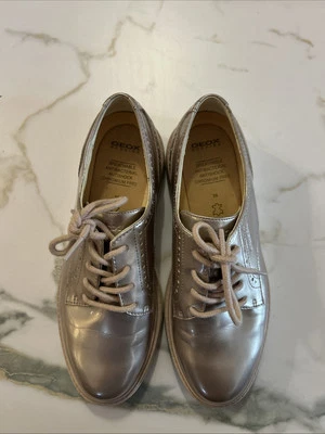 Zapatillas Geox Respira oro rosa usadas en excelente estado Foto 1 de 4