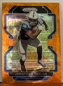 Jonathan Taylor 2021 Panini Prizm ORANGE VELOCITY #25 F11 - Picture 1 of 1