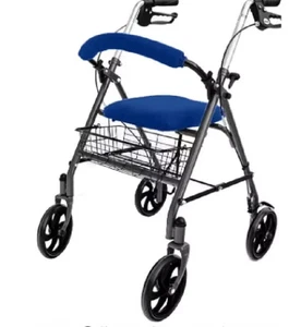 Asiento y respaldo andador suave universal Top Glides azul SOLO cubiertas NUEVO - Imagen 1 de 4