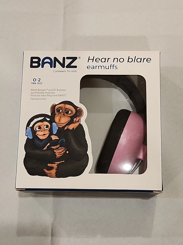 Orejeras reductoras de ruido Banz Hear No Blare para niños de 0 a 2 años NUEVAS Foto 1 de 4