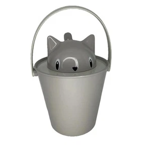 United Pets Contenitore Porta Cibo per Gatti con Coperchio e Scoop Stefano Giavannoni Grigio - Foto 1 di 11