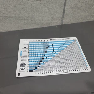 PADI Scuba Diving RDP Recreational Dive Planner Metric RDP Dive Tables - Picture 1 of 2