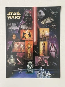 STAR WARS 30th ANNIVERSARY FULL SHEET USA 41¢ POSTAGE STAMPS 2007 - Picture 1 of 4