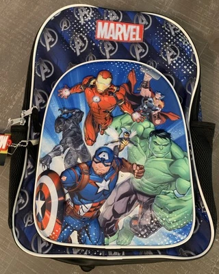 Marvel Avengers Boys 17" Light Up Backpack w/Key Chain - Hulk, Thor, Iron Man - Image 1 of 4