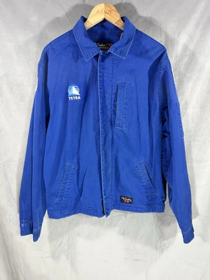 Walls FR Jacket Flame Resistant WorkWear Large Heavy blue Canvas 2HRC ATPV 15.6 - Image 1 of 4