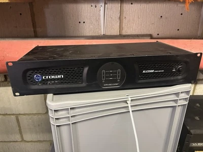 Crown XLC 2500 DriveCore Power Amplifier – Professional 2-Channel PA DJ Amp - Image 1 of 2