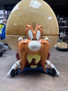 Vintage 1993 Yosemite Sam Ceramic Cookie Jar Looney Tunes - Picture 1 of 21