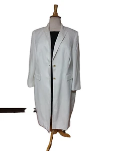 JOHN MEYER COLLECTION White/off White Dress Suit Coat - 22W - Picture 1 of 4