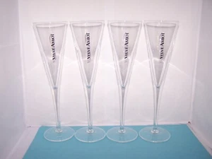 4x Veuve Amiot Champagne glass Flutes Glasses wedding pub home bar - Picture 1 of 10
