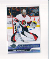 LEEVI MERILAINEN autographed '23/24 OTTAWA SENATORS "Young Guns" rookie card