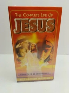 The Complete life Of Jesus from birth to resurrection 4 full-length program vhs - Picture 1 of 3