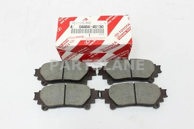04466-48130 Lexus RX350 RX450h 10-15 OEM Ceramic Rear Brake Pads Disc Plate SET - Image 1 of 3