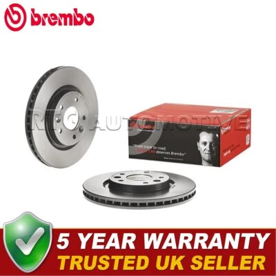 Brembo Front Brake Discs Fits Nissan Qashqai X-Trail Leaf Renault Kadjar - Image 1 of 4