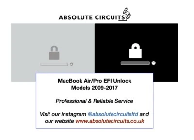 MacBook Air/Pro 09-17 EFI Password Unlock Service - Image 1 of 2