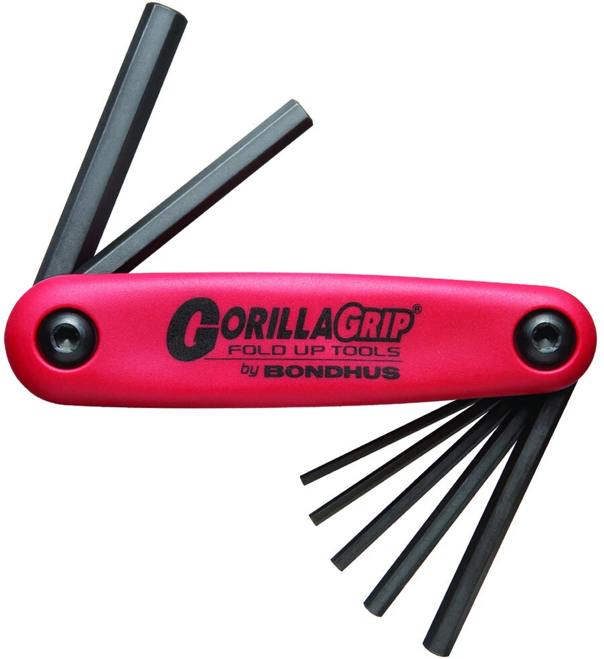 Bondus B12587 - GorillaGrip Set of 7 Hex Fold-up Keys, 2-8mm - Image 1 of 1