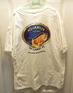 Vintage Aquarious Reef Base Key Largo Florida NOAA UNCW 2XL - Picture 1 of 7