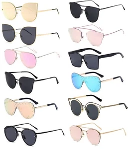 SET 12 PAAR GROSSHANDEL MODE DAMEN METALLRAHMEN SONNENBRILLEN SALE MIX 9 - Bild 1 von 10