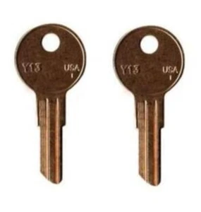 (2) UWS Dewalt Tool Box Replacement Keys Pre-Cut To Your Key Code CH509 - Picture 1 of 1