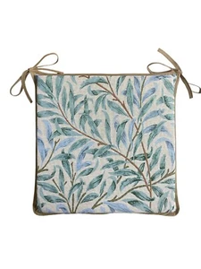 Almohadillas cuadradas para asientos de comedor/jardín/cocina Willow Bough Seaspray tapiz cuadrado - Imagen 1 de 5