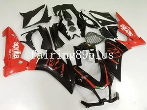 Kit de carenado de molde de inyección ABS rojo negro apto para Aprilia RSV4 1000 2010-2015 - Imagen 1 de 7